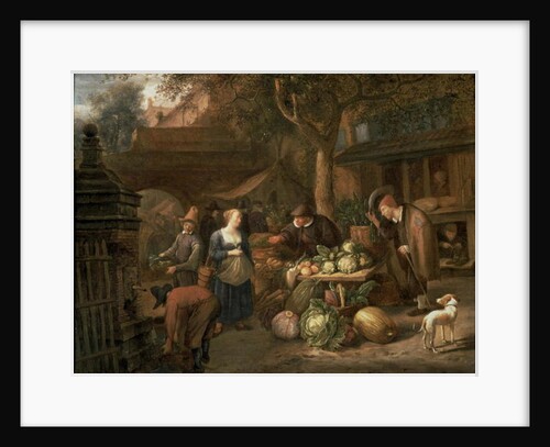 Market Scene by Jan Havicksz. Steen