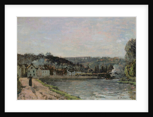 The Seine at Bougival, 1871 by Camille Pissarro
