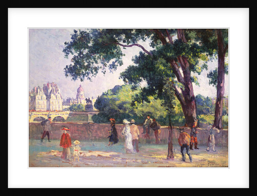 Quai de l'Institut and Place Dauphine seen from the Quai du Louvre, 1904 by Maximilien Luce