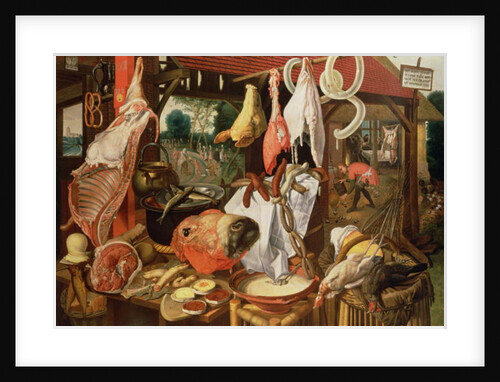The Meat Stall, 1568 by Pieter (1507/08-75) Aertsen