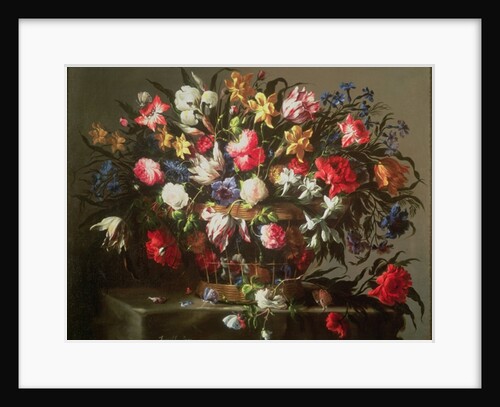 Basket with Flowers, 1671 by Juan de Arellano