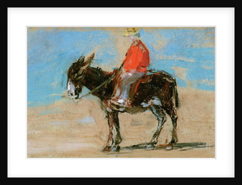 The Ride on the Beach by Eugene Louis Boudin