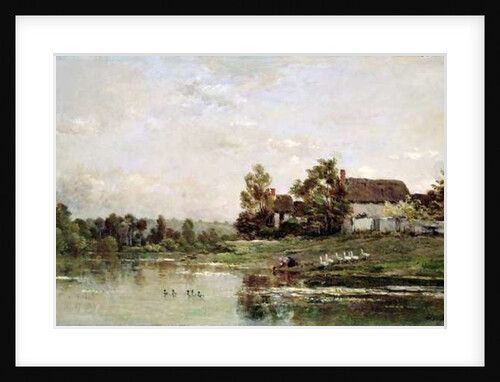 The Banks of the Seine at Portejoie, 1871 by Charles Francois Daubigny