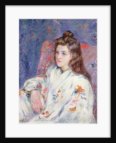 Portrait of Mlle. Guillaumin in a kimono, 1901 by Jean Baptiste Armand Guillaumin