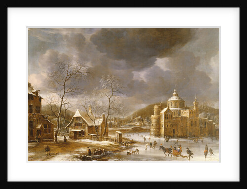 Winter Landscape by Jan Abrahamsz. Beerstraten