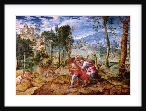 Christ on the Road to Emmaus by Jan van Mastel