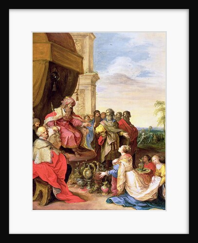 Solomon and the Queen of Sheba by Frans the Elder Francken