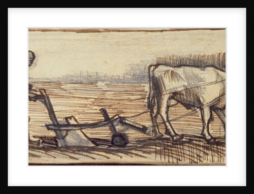 At the Plough by Vincent van Gogh