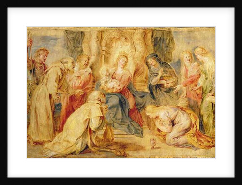 The Virgin and Child venerated by eight saints, c.1631-33 by Peter Paul Rubens