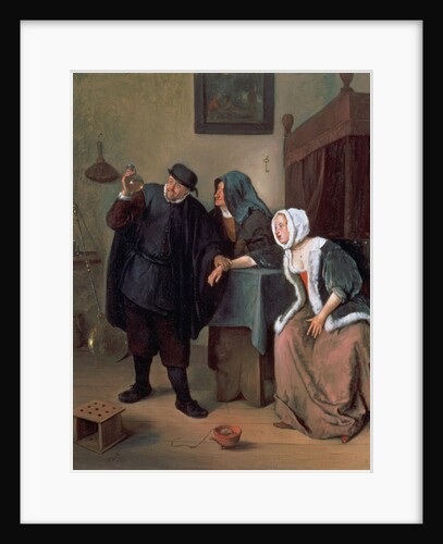 The Physician's Visit by Jan Havicksz. Steen