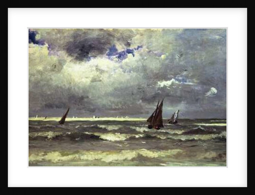 Seascape by Karl Pierre Daubigny