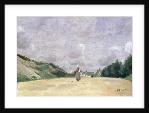 A Road in Normandy, c.1860-65 by Jean Baptiste Camille Corot