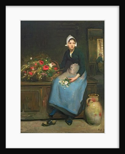 The Young Flower Seller, 1882 by Joseph Bail