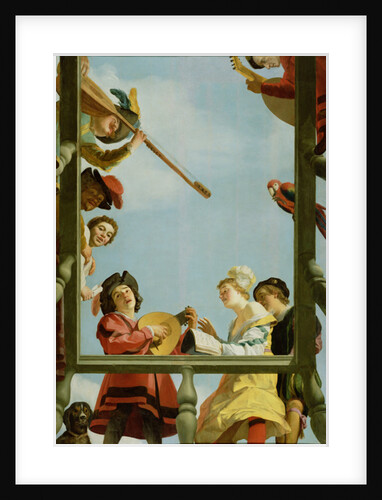 Musical Group on a Balcony, 1622 by Gerrit van Honthorst