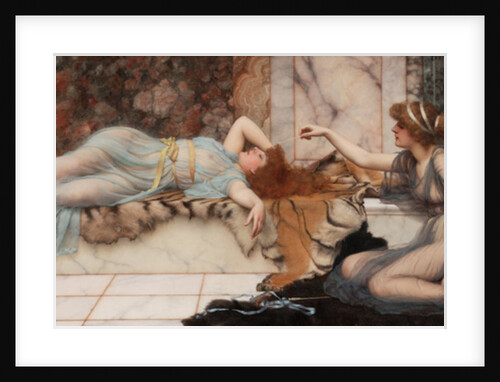 Mischief and Repose, 1895 by John William Godward