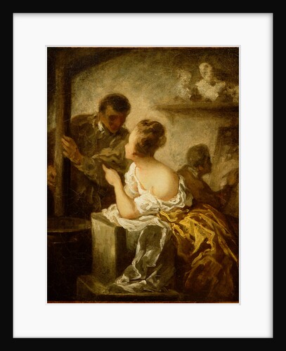 The Studio, c.1870 by Honore Daumier