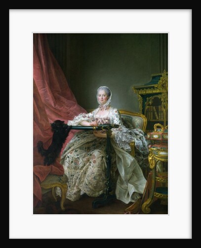 Madame de Pompadour at her Tambour Frame, 1763-4 by Francois-Hubert Drouais