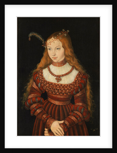 Betrothal portrait of Sybille of Cleves, 1526-7 by Lucas the Elder Cranach