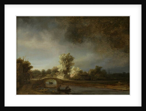 Landscape with a Stone Bridge, c.1638 by Rembrandt Harmensz. van Rijn