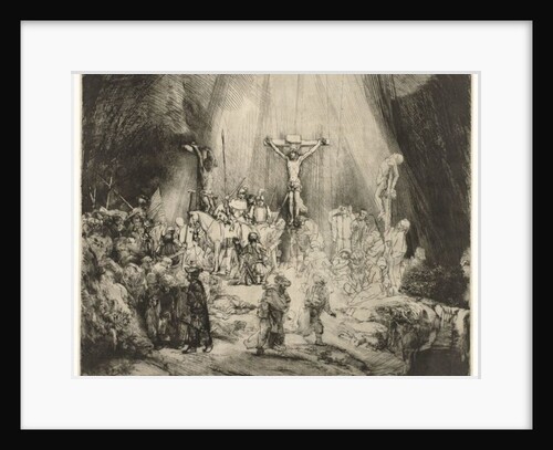The Three Crosses, 1653 by Rembrandt Harmensz. van Rijn