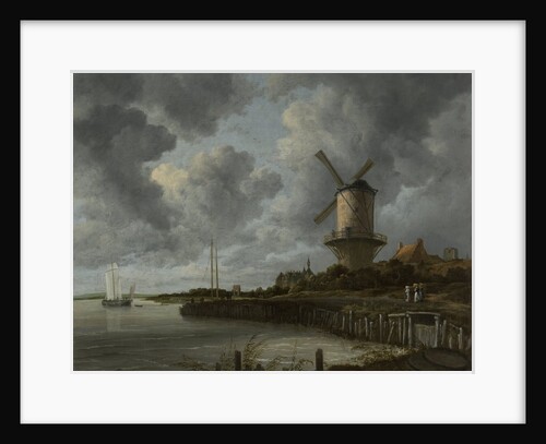 The Windmill at Wijk Duurstede, c.1668-70 by Jacob Isaaksz. or Isaacksz. van Ruisdael