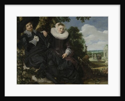 Portrait of a Couple, Probably Isaac Abrahamsz Massa and Beatrix van der Laen, c.1622 by Frans Hals