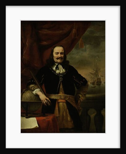 Michiel de Ruyter as Lieutenant-Admiral, 1667 by Ferdinand Bol