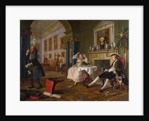 Marriage a la Mode: II - The Tete a Tete, c.1743 by William Hogarth