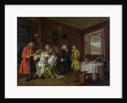Marriage a la Mode: VI, The Lady's Death, c.1743 by William Hogarth