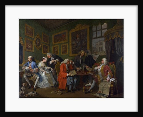 Marriage a la Mode: I - The Marriage Settlement, c.1743 by William Hogarth