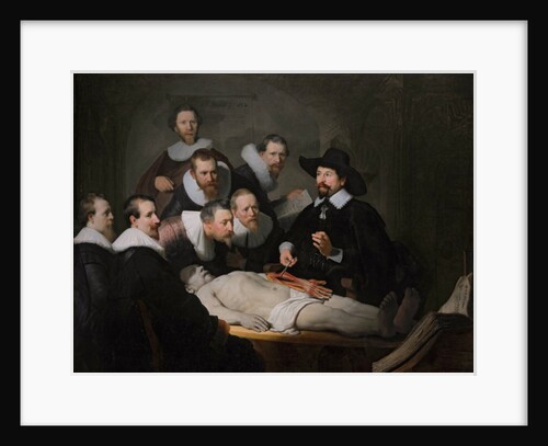 The Anatomy Lesson of Dr. Nicolaes Tulp, 1632 by Rembrandt Harmensz. van Rijn