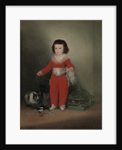 Don Manuel Osorio Manrique de Zuniga, 1790 by Francisco Jose de Goya y Lucientes