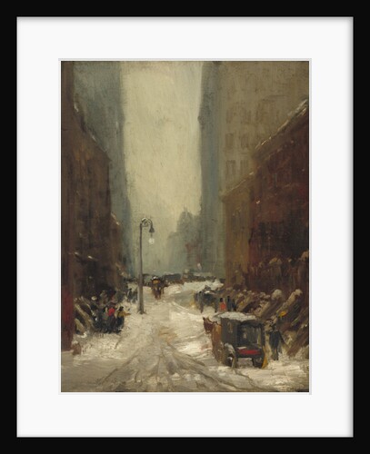 Snow in New York, 1902 by Robert Cozad Henri