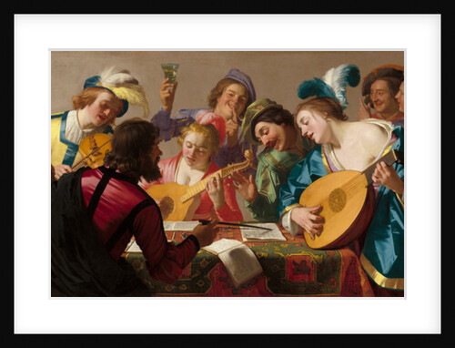 The Concert, 1623 by Gerrit van Honthorst