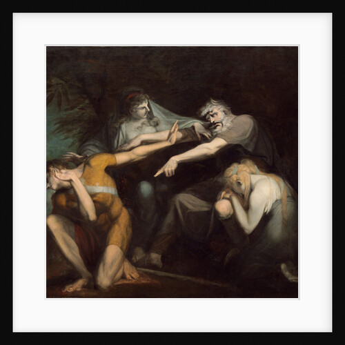 Oedipus Cursing His Son, Polynices, 1786 by Henry Fuseli