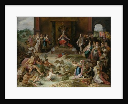Allegory on the Abdication of Emperor Charles V in Brussels, c.1630-40 by Frans II the Younger Francken