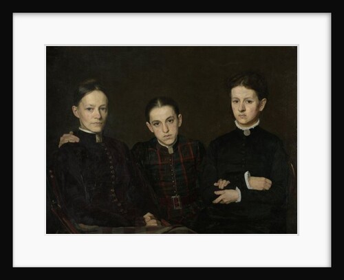 Portrait of Cornelia, Clara and Johanna Veth, 1885 by Jan Pieter Veth