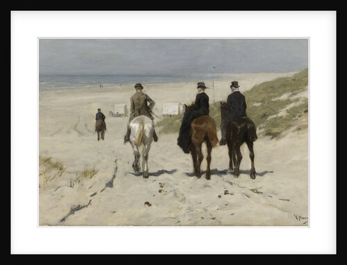 Morning Ride along the Beach, 1876 by Anton Mauve