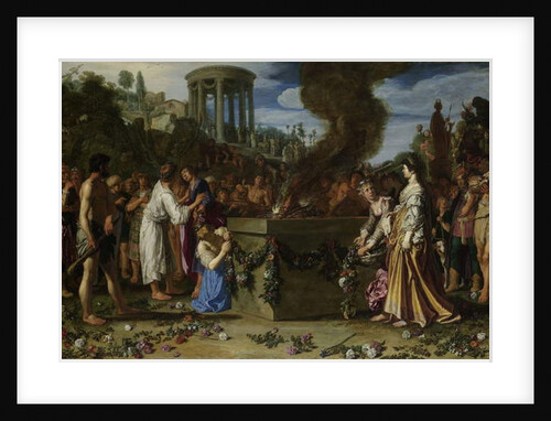 Orestes and Pylades Disputing at the Altar, 1614 by Pieter Lastman