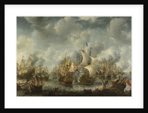 The Battle of Terheide, 1653-66 by Jan Beerstraten