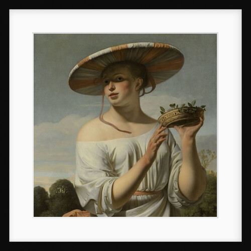 Girl in a Large Hat, c.1645-50 by Cesar Boetius van Everdingen