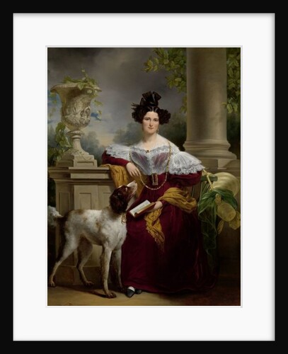 Portrait of Alida Christina Assink by Jan Adam Janszoon Kruseman