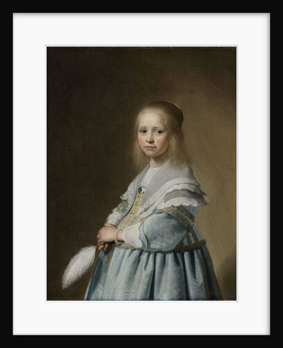 Portrait of a Girl Dressed in Blue, 1641 by Johannes Cornelisz. Verspronck