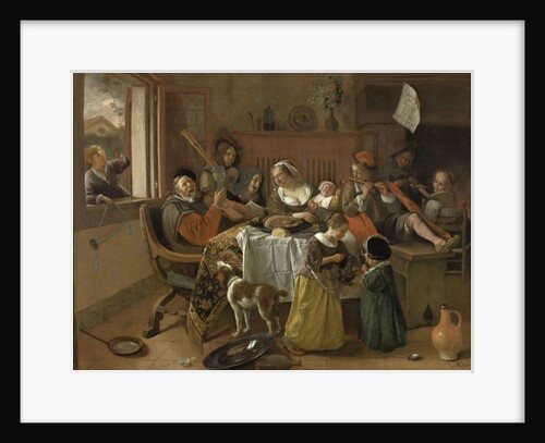 The Merry Family, 1668 by Jan Havicksz. Steen