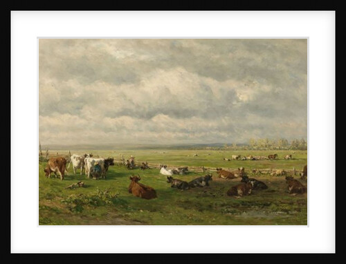 Meadow Landscape with Cattle, c.1880 by Willem Roelofs