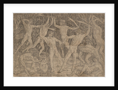 Battle of Ten Naked Men, 1465 by Antonio Pollaiuolo