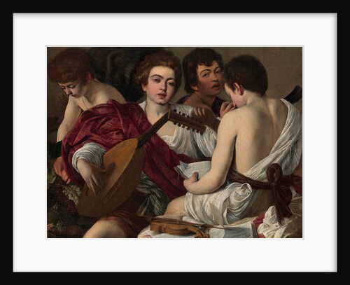 The Musicians, c.1595 by Michelangelo Merisi da Caravaggio