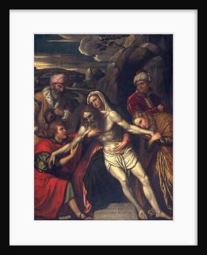 The Entombment, 1554 by Alessandro Bonvicino Moretto
