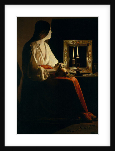The Penitent Magdalen by Georges de la Tour