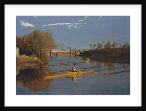 The Champion Single Sculls, 1871 by Thomas Cowperthwait Eakins